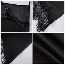 Load image into Gallery viewer, Sexy Off Shoulder Open Back Women Summer Fashion Slim Lace-trim Wrap Skirt Slip Dress
