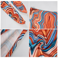 Load image into Gallery viewer, New Summer Printed Halterneck Strapless Tube Top Slim Fit Wrap Skirt Set Waist Hollow Long Dress
