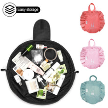 Load image into Gallery viewer, Women Drawstring Cosmetic Bag Lazy Makeup Bags Portable Travel Storage Large-Capacity Organizer Female Make Up Pouch Waterproof Toiletry Beauty Case
