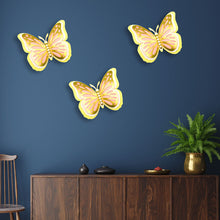 Load image into Gallery viewer, 3D Four-Layer Hollow Butterfly Wall Sticker Wedding Decoration Festival Home Decor Wallpaper Pearl Paper Butterflies Stickers
