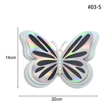 Load image into Gallery viewer, 3D Four-Layer Hollow Butterfly Wall Sticker Wedding Decoration Festival Home Decor Wallpaper Pearl Paper Butterflies Stickers
