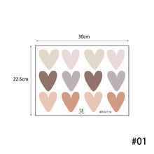 Load image into Gallery viewer, Boho Hearts Creative Wall Sticker For Children Baby Girls Boys Room Nursery Wall Art Decals Vinyl Mural Kids Bedroom Home Decor
