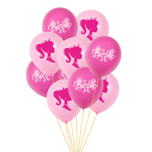 Load image into Gallery viewer, 12inch Princess Barbie Latex Balloon Kids Girls Happy Birthday Party Decoration Supplies Girls Party Needs Decor
