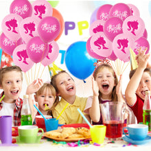 Load image into Gallery viewer, 12inch Princess Barbie Latex Balloon Kids Girls Happy Birthday Party Decoration Supplies Girls Party Needs Decor
