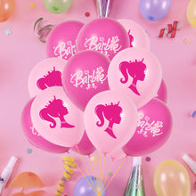 Load image into Gallery viewer, 12inch Princess Barbie Latex Balloon Kids Girls Happy Birthday Party Decoration Supplies Girls Party Needs Decor
