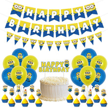 Load image into Gallery viewer, 12inch Cartoon Minions Latex Balloons Party Needs Decor Happy Birthday Party Supplies Baby Shower Decoration

