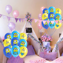 Load image into Gallery viewer, 12inch Cartoon Minions Latex Balloons Party Needs Decor Happy Birthday Party Supplies Baby Shower Decoration
