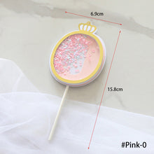 Load image into Gallery viewer, Happy birthday Number 0-9 Acrylic Cake Topper Resuable Topper Cupcake Dessert Party Decor Supplies
