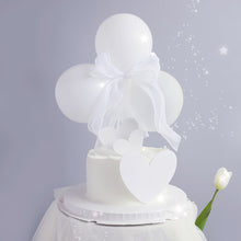 Load image into Gallery viewer, Balloon Heart Cake Topper Happy Birthday Cake Topper Valentine's Day Cake Decor Party Decoration Supplies Cupcake Dessert Toppers Decor
