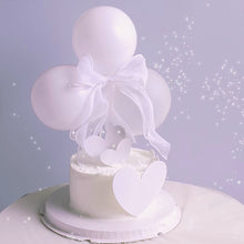 Load image into Gallery viewer, Balloon Heart Cake Topper Happy Birthday Cake Topper Valentine's Day Cake Decor Party Decoration Supplies Cupcake Dessert Toppers Decor
