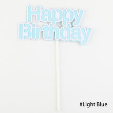 Load image into Gallery viewer, Happy Birthday Cake Topper Cute Kids Cake Decor Party Decoration Supplies Cupcake Dessert Toppers Decor
