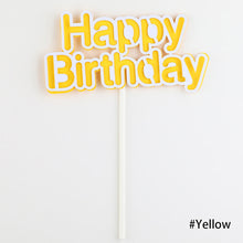 Load image into Gallery viewer, Happy Birthday Cake Topper Cute Kids Cake Decor Party Decoration Supplies Cupcake Dessert Toppers Decor
