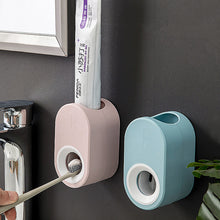 Load image into Gallery viewer, Automatic Toothpaste Dispenser Dust-Proof Toothpaste Holder Wall Mount without Punching Waterproof Toothpaste Squeezer Bathroom Accessories Set

