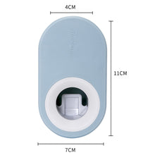 Load image into Gallery viewer, Automatic Toothpaste Dispenser Dust-Proof Toothpaste Holder Wall Mount without Punching Waterproof Toothpaste Squeezer Bathroom Accessories Set
