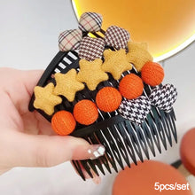Load image into Gallery viewer, 5Pcs/Set 16 Teeth Plastic Hair Comb Hair Clip Accessories Cute Hairband Women DIY Hairpin Clip Salon Tool Handmade Multi-functional Styling Tools for Girl

