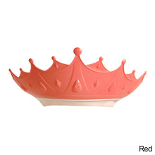 Load image into Gallery viewer, Adjustable Baby Shower Cap Children Shampoo Cap Crown Shape Hair Wash Shield Hat Head Washing Bath Hats for Baby Ear Protection Waterproof Kid Head Cover
