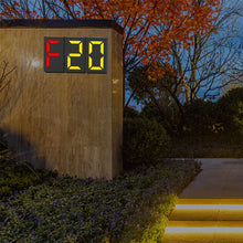 Load image into Gallery viewer, Solar Powered LED Light House Door Number Outdoor Address Sign Plate Street Doorplate Wall Lamp Digital Flat Number
