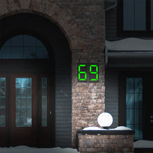 Load image into Gallery viewer, Solar Powered LED Light House Door Number Outdoor Address Sign Plate Street Doorplate Wall Lamp Digital Flat Number
