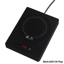 Load image into Gallery viewer, 200W Cup Heater Mug Warmer 5 Gear 100°C Hot Tea Makers Heating Coaster Electric Hot Plate Mini Induction Cooker Thermostatic Coffee Heating Pad 220V
