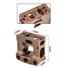 Load image into Gallery viewer, Tactica Fast Micro Mount Optical Sight H1 H2 T1 T2 CompM5 ROMOE 5 UNITY Hunting Rifle Red Dot Scope Picatinny Mount
