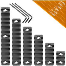 Load image into Gallery viewer, 5 7 9 11 13 Slots Mlok Side Rail System M-lok Picatinny Rail Tactical 21mm Rifle Scope Mount Aluminum Rails Section Adapter
