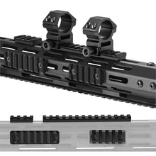 Load image into Gallery viewer, 5 7 9 11 13 Slots Mlok Side Rail System M-lok Picatinny Rail Tactical 21mm Rifle Scope Mount Aluminum Rails Section Adapter
