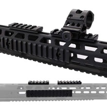 Load image into Gallery viewer, 5 7 9 11 13 Slots Mlok Side Rail System M-lok Picatinny Rail Tactical 21mm Rifle Scope Mount Aluminum Rails Section Adapter

