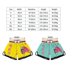 Load image into Gallery viewer, Breathable loose Printing Muay Thai Pants Kickboxing Fight Grappling Short MMA Boxing Shorts Clothing Sanda Fight Grappling
