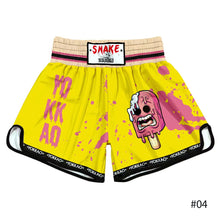 Load image into Gallery viewer, Breathable loose Printing Muay Thai Pants Kickboxing Fight Grappling Short MMA Boxing Shorts Clothing Sanda Fight Grappling
