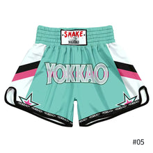 Load image into Gallery viewer, Breathable loose Printing Muay Thai Pants Kickboxing Fight Grappling Short MMA Boxing Shorts Clothing Sanda Fight Grappling
