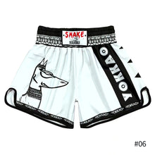 Load image into Gallery viewer, Breathable loose Printing Muay Thai Pants Kickboxing Fight Grappling Short MMA Boxing Shorts Clothing Sanda Fight Grappling
