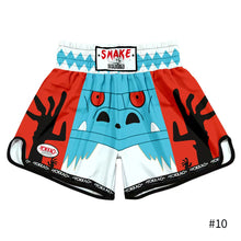 Load image into Gallery viewer, Breathable loose Printing Muay Thai Pants Kickboxing Fight Grappling Short MMA Boxing Shorts Clothing Sanda Fight Grappling
