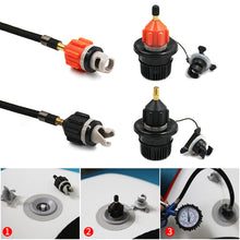 Load image into Gallery viewer, Rowing Boat Air Valve Adaptor Wear-resistant Nylon Kayak Inflatable Pump Adapter for SUP Board
