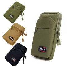 Load image into Gallery viewer, Outdoor Nylon Tactical Bag Molle Military Waist Fanny Pack Men Camping Hunting Tactical Waist Bag EDC Gear Purses With Carabiner

