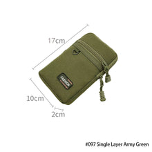 Load image into Gallery viewer, Outdoor Nylon Tactical Bag Molle Military Waist Fanny Pack Men Camping Hunting Tactical Waist Bag EDC Gear Purses With Carabiner
