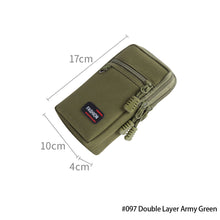 Load image into Gallery viewer, Outdoor Nylon Tactical Bag Molle Military Waist Fanny Pack Men Camping Hunting Tactical Waist Bag EDC Gear Purses With Carabiner
