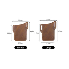 Load image into Gallery viewer, Men Travel Camping Bags Phone Case Holster Cellphone Loop Holster Belt Waist Bag Props Leather Purse Phone Wallet Running Pouch
