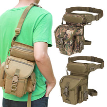 Load image into Gallery viewer, Portable Outdoor Leg Bag Waterproof Mountaineering Durable Nylon Multifunctional Tactical Military Leg Bag
