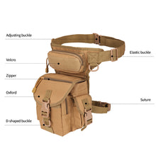 Load image into Gallery viewer, Portable Outdoor Leg Bag Waterproof Mountaineering Durable Nylon Multifunctional Tactical Military Leg Bag
