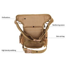 Load image into Gallery viewer, Portable Outdoor Leg Bag Waterproof Mountaineering Durable Nylon Multifunctional Tactical Military Leg Bag
