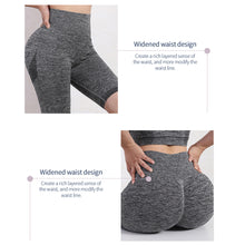 Load image into Gallery viewer, Slim Fit High Waist Gym Shorts Yoga Sport Shorts Hip Push Up Women Plain Soft Nylon Fitness Running Shorts Tummy Control Workout
