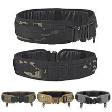 Load image into Gallery viewer, Military Tactical Padded Belt Airsoft CS Combat Molle Airsoft Belts Duty Paintball Waist Belt War Game Hunting Accessories
