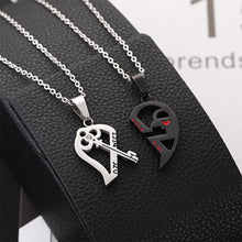 Load image into Gallery viewer, Fashion Simple Key Stitching Pendant Couple Necklace Niche Design Love Necklace Jewelry Accessories for Couple
