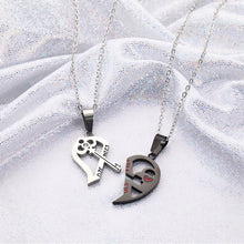 Load image into Gallery viewer, Fashion Simple Key Stitching Pendant Couple Necklace Niche Design Love Necklace Jewelry Accessories for Couple
