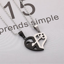 Load image into Gallery viewer, Fashion Simple Key Stitching Pendant Couple Necklace Niche Design Love Necklace Jewelry Accessories for Couple
