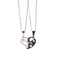Load image into Gallery viewer, Fashion Simple Key Stitching Pendant Couple Necklace Niche Design Love Necklace Jewelry Accessories for Couple
