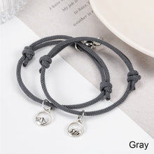 Load image into Gallery viewer, 1 Pair Magnet Attracts Couples Bracelet Fashion Simple Braided Bracelet Jewelry Gift for Women Men
