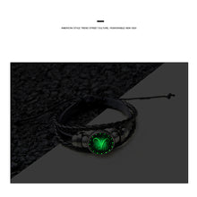 Load image into Gallery viewer, Twelve Luminous Constellation Bracelet Alloy Multilayer Braided Punk Bracelet Jewelry Accessories for Women Men
