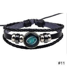 Load image into Gallery viewer, Twelve Luminous Constellation Bracelet Alloy Multilayer Braided Punk Bracelet Jewelry Accessories for Women Men

