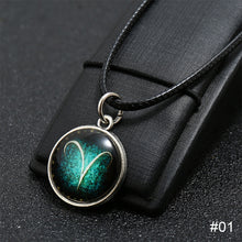 Load image into Gallery viewer, Luminous 12 Constellation Necklace Fashion Simple Long Necklace Constellation Pendant Necklace Jewelry Accessories Gift
